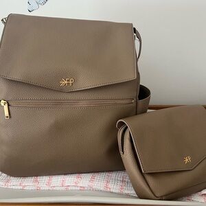 Diaper bag and matching crossbody